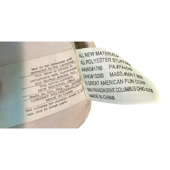 Rappin Halloween Pals Ghost Plush Toy Sunglasses Yo Boo Great American Fun Corp - Picture 10 of 14